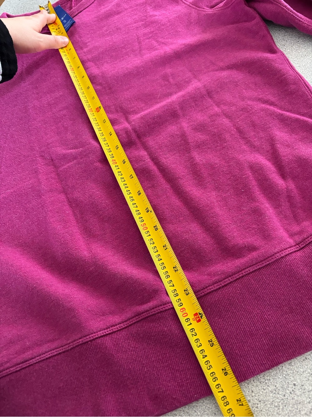 Kit and Ace Pink Crewneck Sweatshirt Zip Pocket Minimalist Small Quiet Luxury - Picture 7 of 12